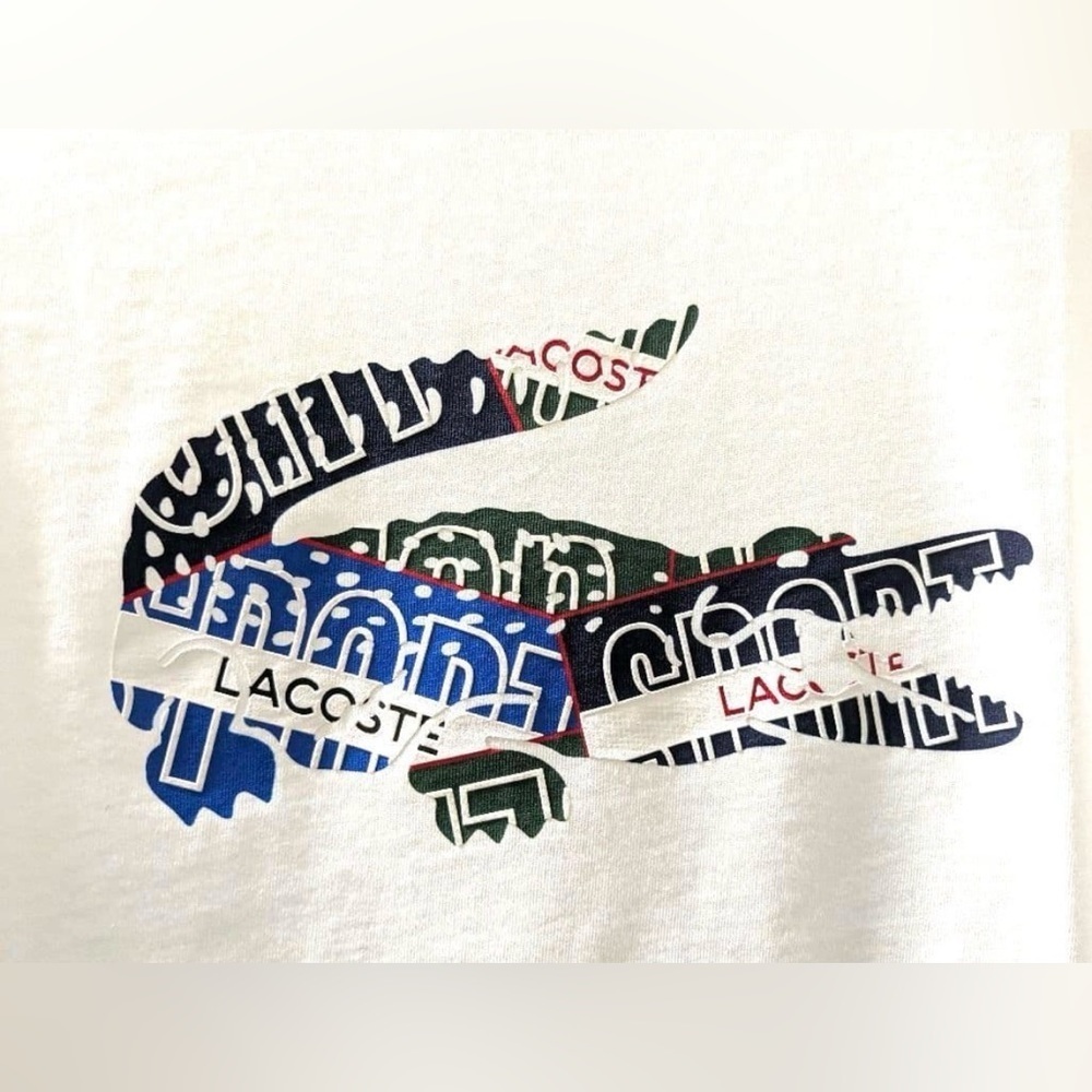 Lacoste sport Men's Regular-Fit Croc Graphic T-Shirt size XXL NNT - Picture 2 of 13